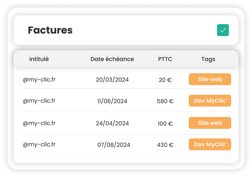 facturation crm