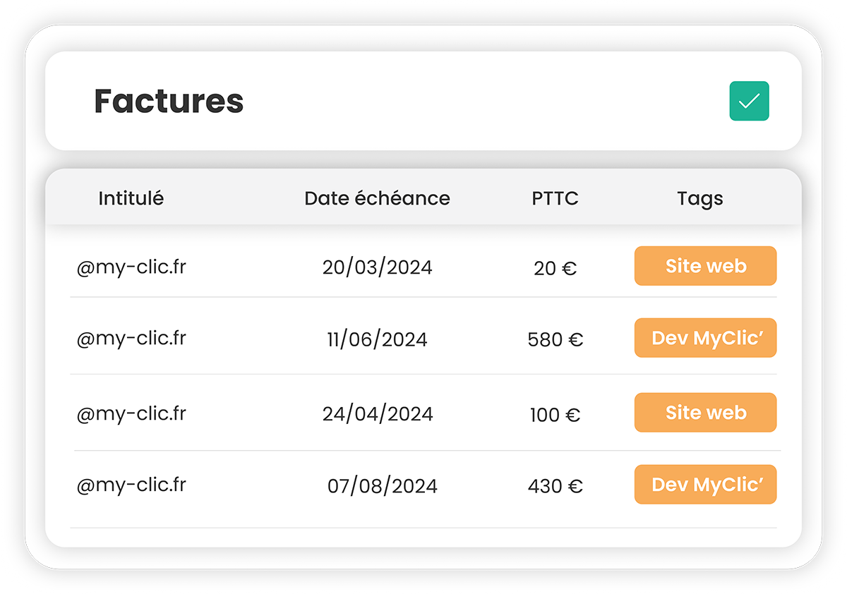 facturation crm